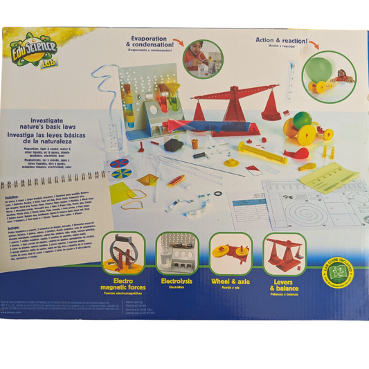 EduScience Lab Deluxe Physics Kit Science STEM Unopened 8+yes 250+ Experiments