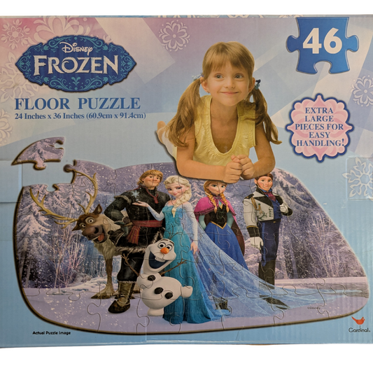 Disney Frozen Floor Puzzle 24x36 Inch Never Opened by Cardinal
