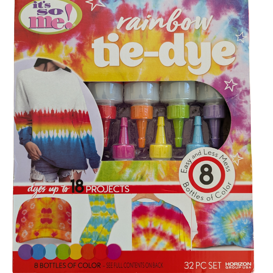 Just My Style Radical Rainbow Tie-Dye Kit by Horizon Group USA, Create 18 Projects with 8 Colors by Just My Style