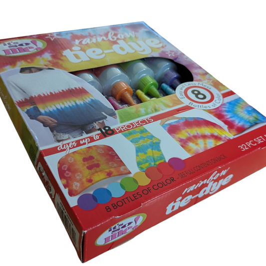Just My Style Radical Rainbow Tie-Dye Kit by Horizon Group USA, Create 18 Projects with 8 Colors by Just My Style