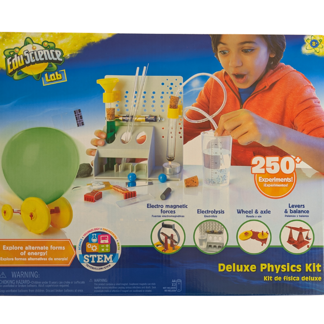 EduScience Lab Deluxe Physics Kit Science STEM Unopened  8+yes 250+ Experiments