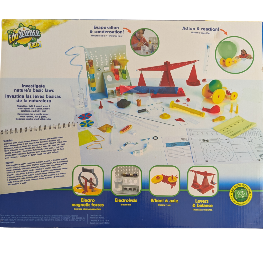 EduScience Lab Deluxe Physics Kit Science STEM Unopened  8+yes 250+ Experiments